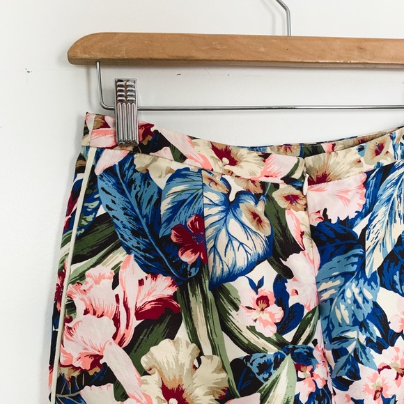 J.Crew Collection Mai Tai Floral Silk Pencil Skirt - Picture 5 of 7